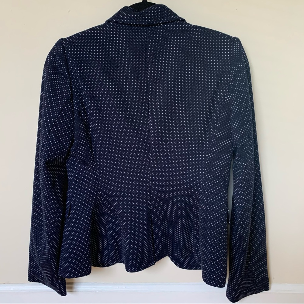 NWT The Limited Navy Polka Dot Blazer Size XS - Picture 3 of 4